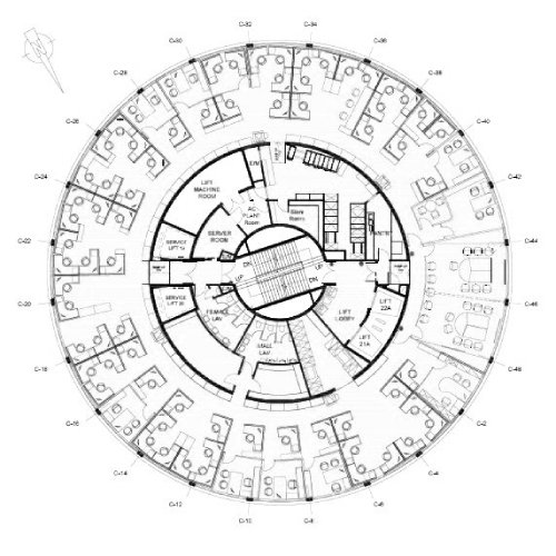 low-density layout plan
